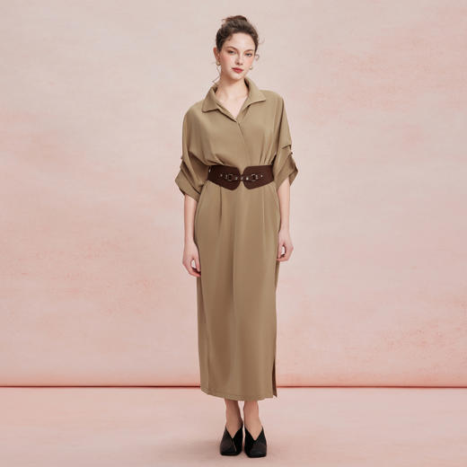 RF807斯尔丽26新款商场同款宽松H廓形不挑身材知性大方连衣裙 商品图7