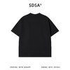 SDSA男装2026新款高贵轻奢网纹晕染印花宽松圆领短袖T恤百搭上衣 商品缩略图3