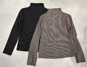 【门店同款】ENJOY冬季细条纹立领上衣 167394136