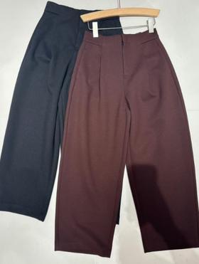 【门店同款】ENJOY冬季前褶毛感哈伦 160043712