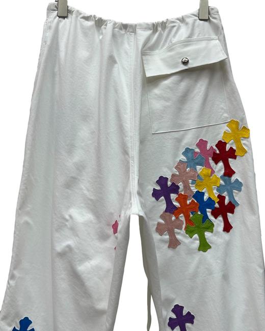 中性款彩色十字架工装裤长裤ba009 商品图2