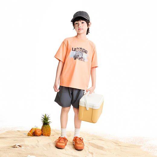 【实体店同款】男童圆领短袖针织衫夏季新款安奈儿童装AB621137 商品图3