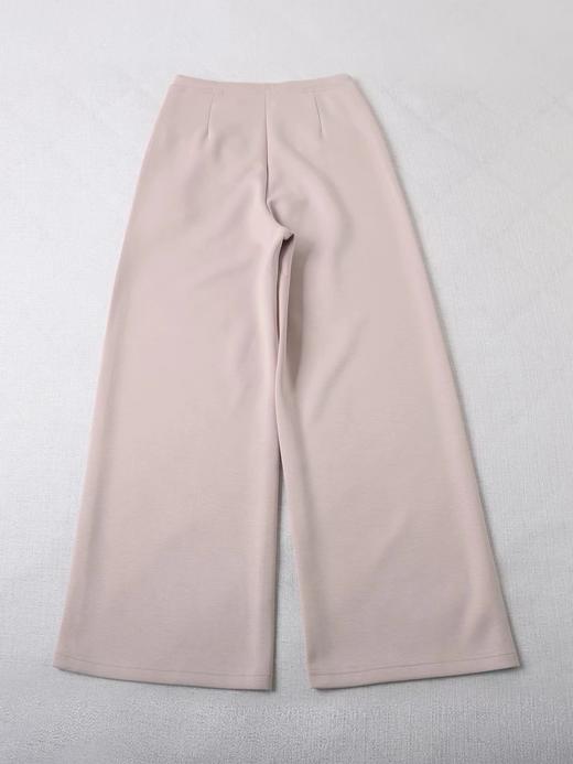 F040303夏薄款新款高腰设计感宽松莫代尔垂感直筒休闲裤女长裤 商品图4