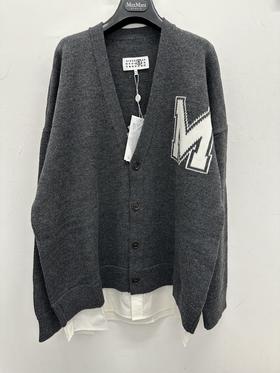 中性款棉羊毛针织开衫毛衣hu016