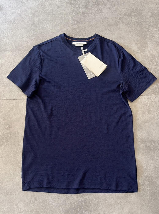 43-1 渠道圆正 炒鸡炒鸡好穿 亲肤垂坠 舒爽透气 微米极细羊毛 男士短袖T袖 老朱穿L 商品图8