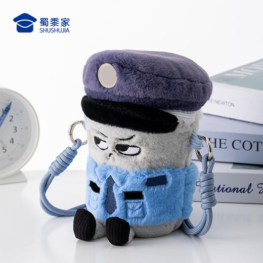 【小J出行咖啡杯斜挎包】创意水杯毛绒背包便携日用腰包挎包 商品图7
