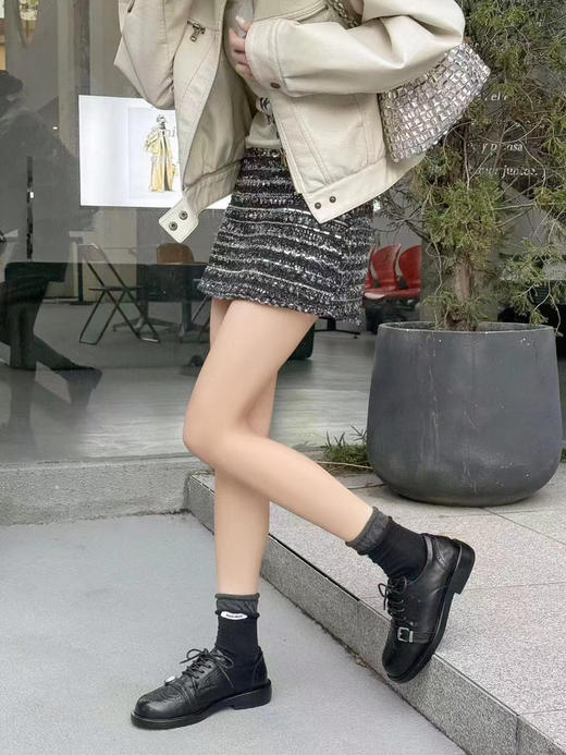 CZA576031真皮小黑鞋 商品图1