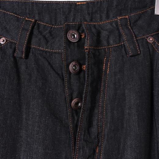 SDSA男装2026新款高贵轻奢简约复古三粒扣阔腿牛仔裤百搭时尚裤子 商品图1