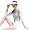 【16.9元2双】防晒袖套渐变色冰袖夏季防紫外线冰丝手袖女薄款护臂运动手臂套袖 商品缩略图4