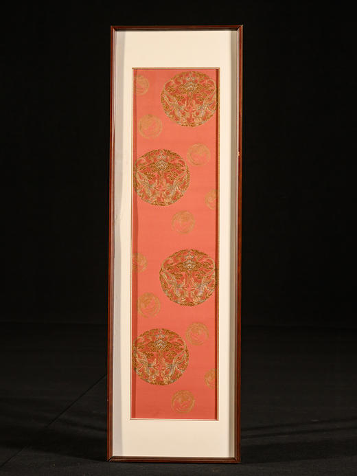 清	龙凤纹织锦挂屏 商品图0