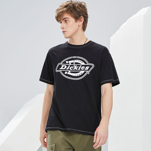 DickiesLOGO印花短袖 休闲舒适棉面料男女情侣T恤 DK008920 商品图0