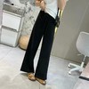 F040303夏薄款新款高腰设计感宽松莫代尔垂感直筒休闲裤女长裤 商品缩略图10