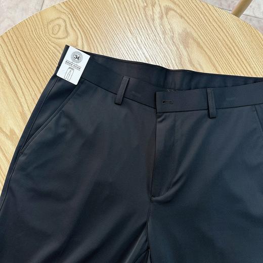 黑色休闲西裤男士款版型直筒顺滑垂感柔软长裤   YMXZ-6233/33 商品图1