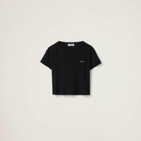 MIU-T 徽标黑色短袖