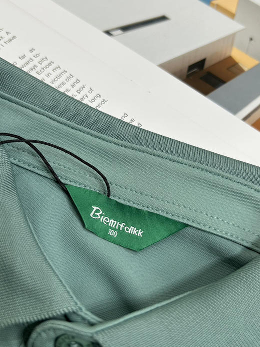 原单正品比音勒芬高尔夫夏季男休闲运动短袖POLO衫，
颜色：黑色、白色、浅绿
尺码 M、L、XL,XXL 商品图6