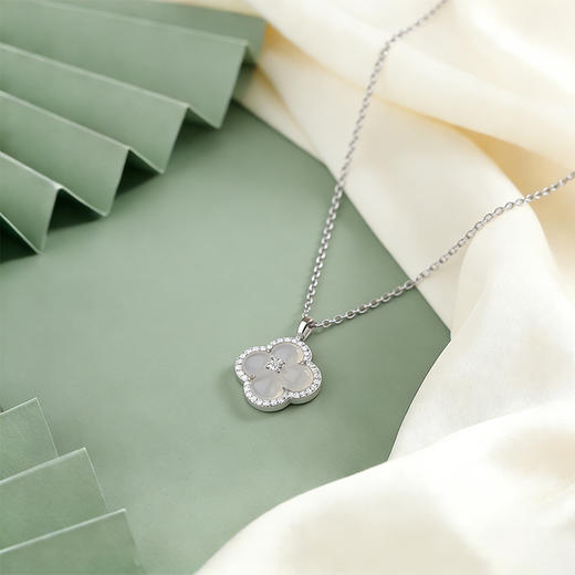 【宏艺珠宝】幸运相随·银s925项链 商品图4