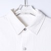 SDSA男装2026新款高贵轻奢潮牌极简风基础款弧形下摆宽松短袖衬衫 商品缩略图1