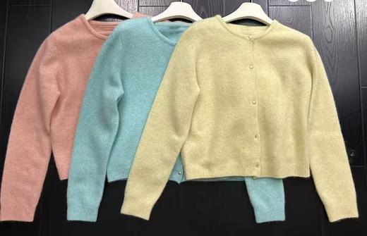 【门店同款】ENJOY冬季彩纱金扣毛开衫 167546486 商品图0