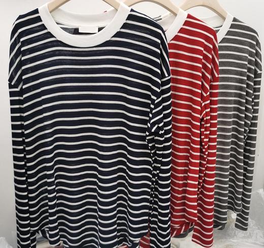 【门店同款】ENJOY秋季高品质拼色条纹衫 164698994 商品图3