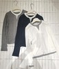 【门店同款】ENJOY秋季圆领半扣拼色假两件长袖T 166294395 商品缩略图3