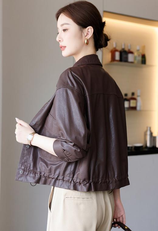 通勤与休闲并存绵羊皮夹克外套 商品图7