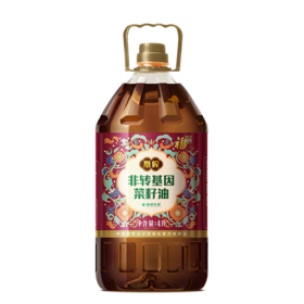 【八十八倉甄选】福临门凰榨非转基因菜籽油4L