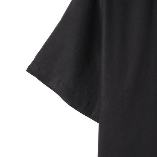 SDSA男装2026新款轻奢简约纯色假两件短袖衬衫百搭时尚套头上衣 商品图2