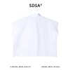 SDSA男装2026新款高贵轻奢无袖阔版扣领衬衫宽松落肩休闲上衣 商品缩略图4