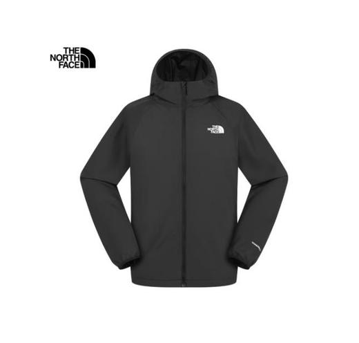 北面（The North Face）【溯水系列】防晒皮肤衣情侣款防泼溅防风夹克UPF40+休闲薄风衣 8G78JK3 宇宙黑 男款 商品图0
