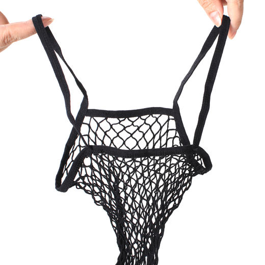漫渺大码情趣内衣吊带肩带网格女式性感内衣网袜开档连体网衣代发 商品图6