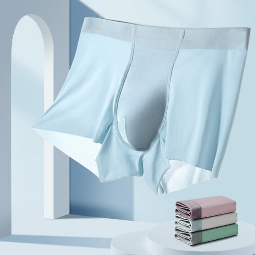 【五条装】草本初色男士杞力参养裤莱赛尔天然植物纤维10A级抗菌内裤 L-4XL码 HY145【福利品 非质量问题不退换】 商品图0