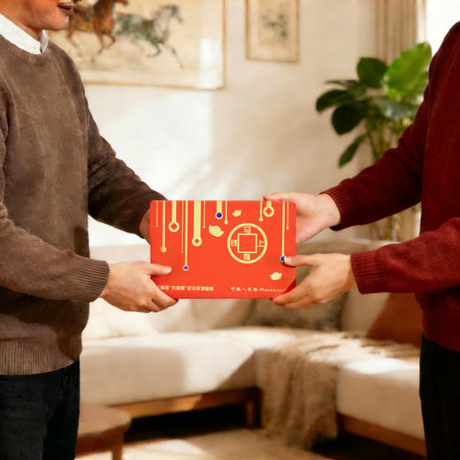 “马上有钱”徐悲鸿六骏图纪念珐琅金砖 央行背书 999足金 收藏送礼传家 商品图6