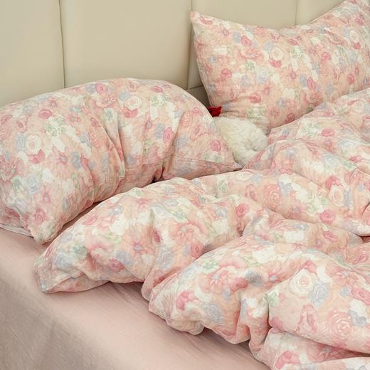 CKKHOUSE A类母婴级全棉双层纱四件套 床单款/床笠款 5款花型 商品图4