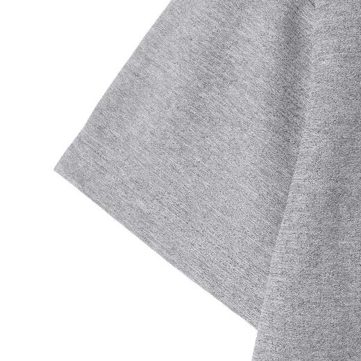 SDSA男装2026新款轻奢复古基础款上衣拼接撞色领口宽松短袖休闲衫 商品图2