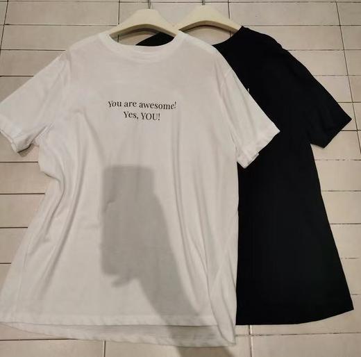 【门店同款】ENJOY夏季韩系大版字母T 163595379 商品图0