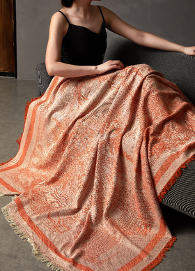 紫罗兰 航空毯-一路顺风丛林款 620G （统一采购） （非礼盒包装）