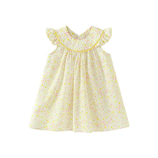 迷你巴拉巴拉女童宝宝裙子柔软纯棉田园风舒适甜美连衣裙2026夏 商品图4