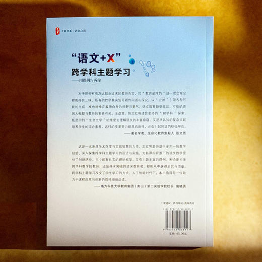 “语文+X”跨学科主题学习 用课例告诉你 大夏书系 语文之道 商品图2