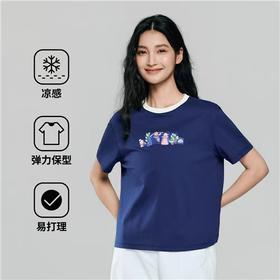 佐丹奴女装【超级马力欧联名款】撞色领边印花短袖T恤衫05396302