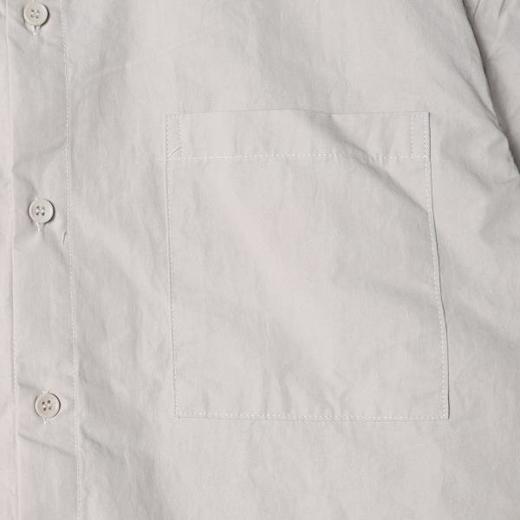 SDSA男装2026新款高贵轻奢基础款宽松短袖衬衫弧形下摆休闲上衣 商品图4