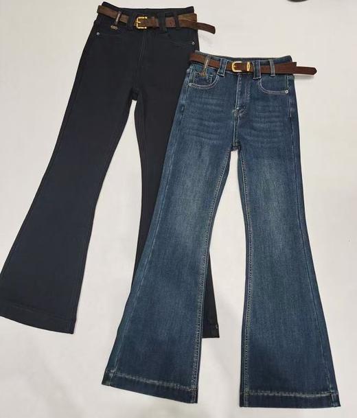 【门店同款】ENJOY冬季复古密密绒喇叭裤 167743615 商品图0