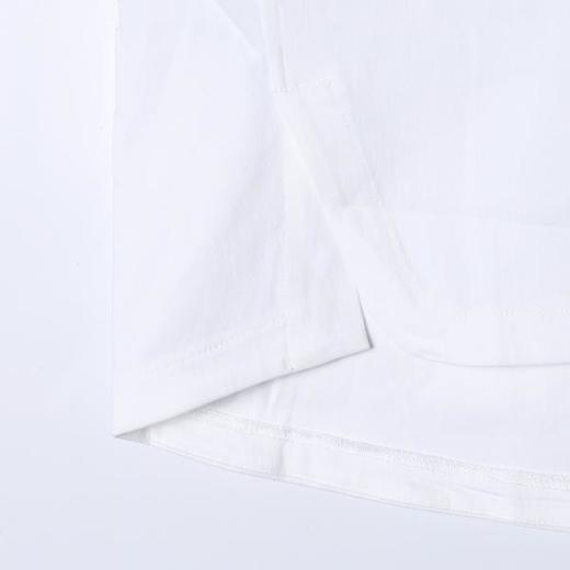 SDSA男装2026新款轻奢弧形下摆宽松短袖T恤小众设计感圆领上衣 商品图3