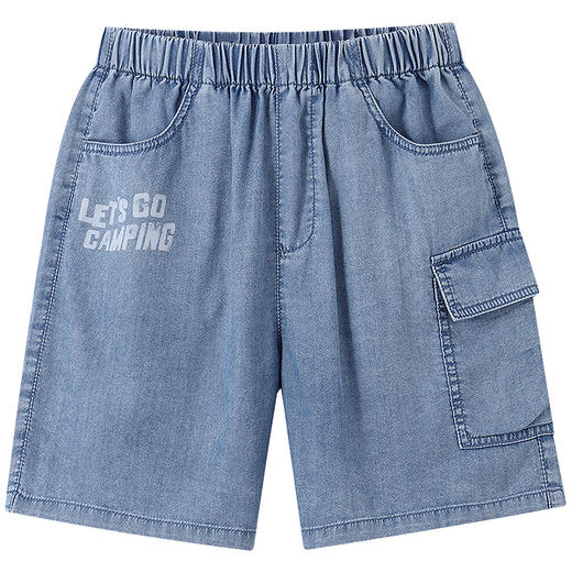 【实体店同款】男童全腰牛仔短裤夏季新款安奈儿童装AB626158 商品图5