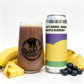 黑猫酿造 毛绒绒果昔-香蕉菠萝（蓝莓）330ml