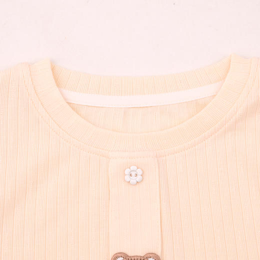 棉果果夏季新品女童莫代尔棉短袖T恤M222140226328 商品图2