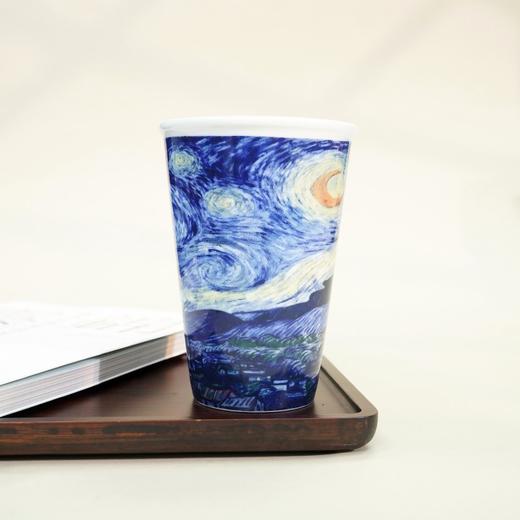 【梵高学院主题杯向日葵、星空杯】正版艺术保障：梵高学院官方正版授权，复刻梵高传世名作《星月夜》《向日葵》（72小时发货） 商品图6