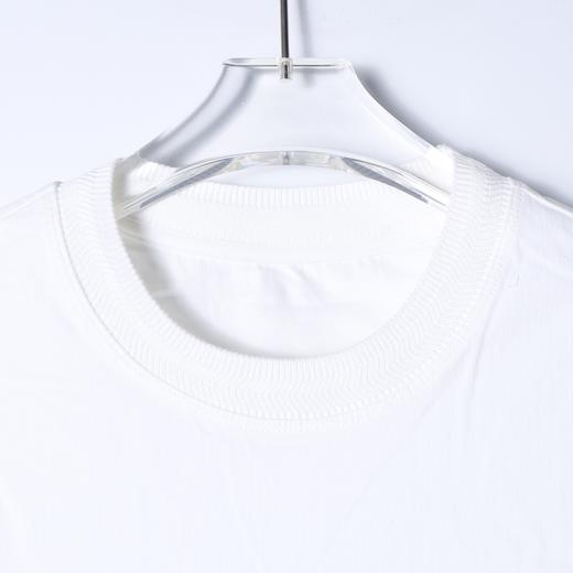 SDSA男装2026新款轻奢弧形下摆宽松短袖T恤小众设计感圆领上衣 商品图1