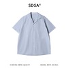 SDSA男装2026新款高贵轻奢古巴领短袖衬衫宽松落肩休闲上衣 商品缩略图0
