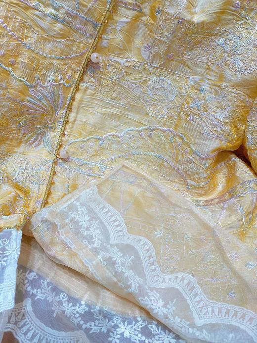 「自」全新升级【铂金会员321/天猫429/差价108】(84528)洛诗琳新中式重工刺绣外套2026新款复古提花国风钉珠上衣 商品图4