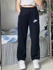 F040311春季新款纯棉面料运动宽松休闲百搭卫裤直筒阔腿裤长裤 商品缩略图5